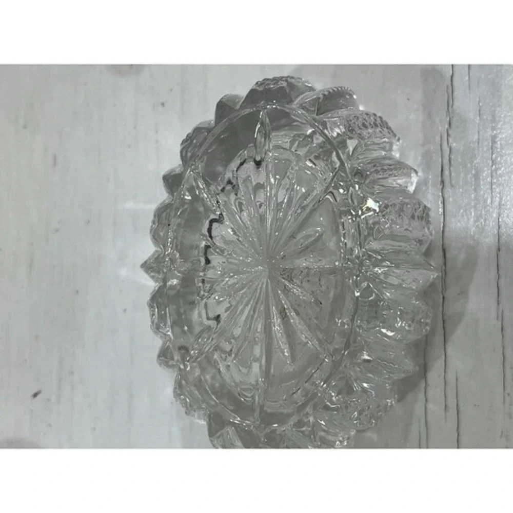 Vintage oval Glass Salt Cellar bundle of‎ 5 Open Salt cellars